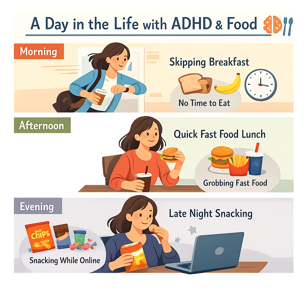 Before how ADHD shapes everyday eating patterns in women