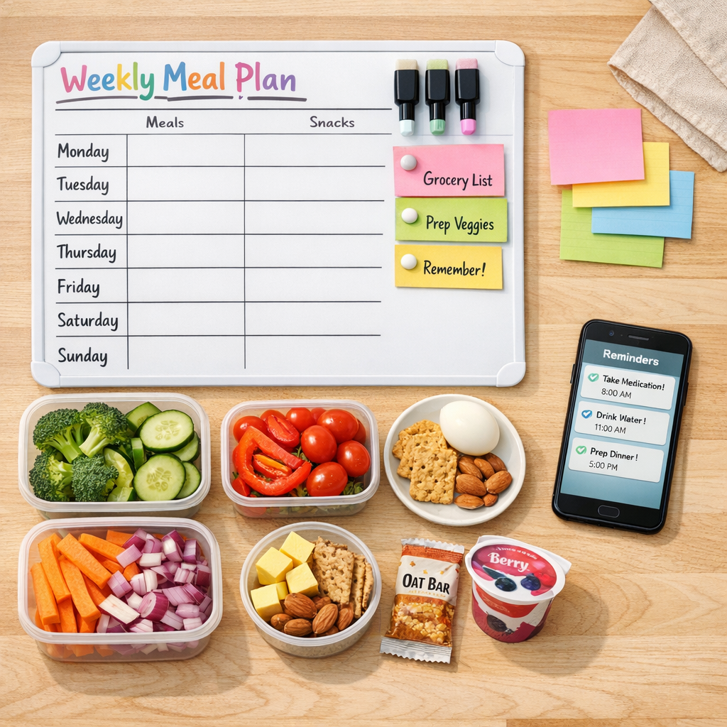 Before structured meal planning strategies that work with ADHD