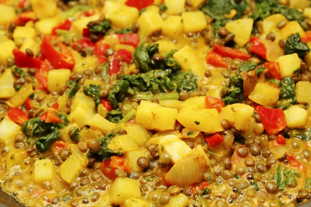 Pumpkin & chickpea curry