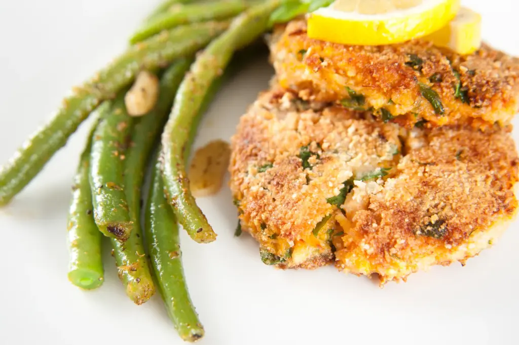 Salmon & sweet potato patties