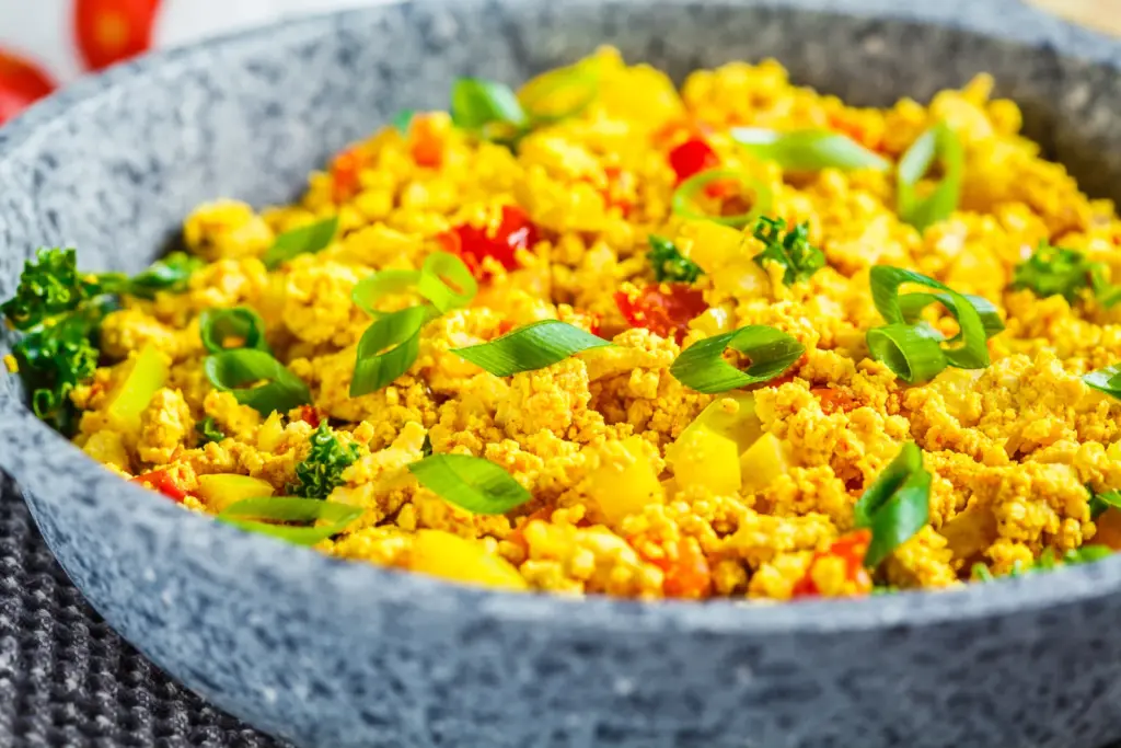 Calcium tofu scramble